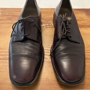 MEN’S BRUNO MAGLI Brown ITALIAN CALFSKIN CAP TOE OXFORDS, SIZE 10